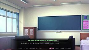 Oribe Mafuyu and Mikage Yuuki in Secret Lesson Threesome Instruction Game