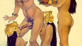 Vintage Erotic Cartoon Illustration