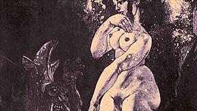 vintage erotic drawings got me hooked on retro vibes