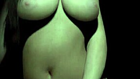 Beautiful girl with an hourglass shape has anal sex with a big toy