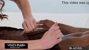 Blacked new bride Katie Kush cheats on her hubby, riding a huge BBC for a creampie.