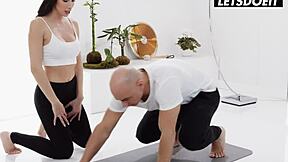 clea gaultier banged deep by personal trainer after yoga