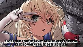 Shimakaze dominates as a femdom in this hentai game