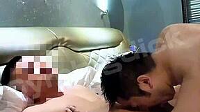 couple gay asian amateur handsome fucking bareback with big cock licking doggystyle ass riding