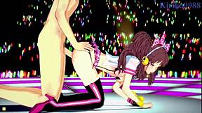 Naoto, Rise, and Yu engage in intense sexual encounters