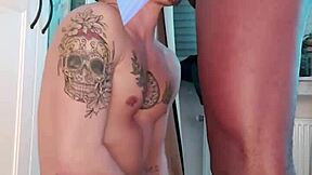 Sucking Black Cock Until Interracial Cum Flows Freely