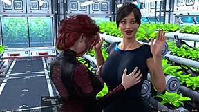 stranded in space with step sisters feeling cute and emotional