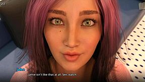 i wonder if jamie and shauna just kissed in that 3d cartoon