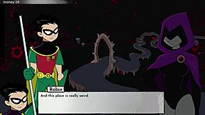 In 18Titans Part 26, watch raven get fucked twice in intense hentai action!