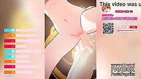 Horny Anime Hentai Creampie with 3D Cartoon Cock Cum