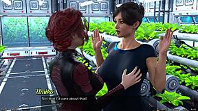 stranded in space with step sisters feeling cute and emotional