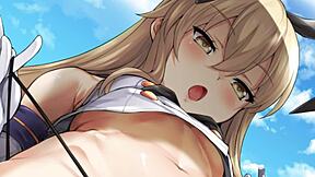 Shimakaze wants to make you her sexual slave!