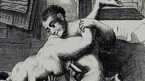 Vintage erotic drawings showcase sensual curves and hidden desires.