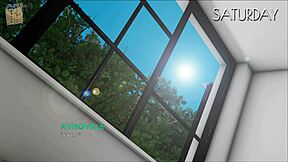 Eternum 50: Curvy Anime Girl with Big Tits in 3D Game