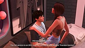 Tipsy Stars Engage in Intense Kissing and Sex in 3D Hentai Cartoon Preview