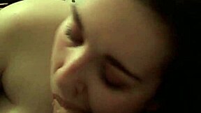 Big tits model poses for facial makeup