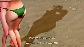 DoA 3 - 3D Hentai Preview Teases Beach Naughty Fun