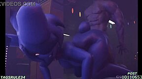 Uncut hentai compilation with Fredina in a nightclub environment in 3D animation
