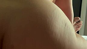 This is an authentic homemade POV sex video with big tits and ass MILF who rides the cock