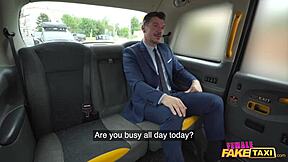 Female Fake Taxi - This guy scores with a horny driver for outdoor action
