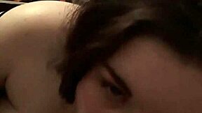 Big tits model poses for facial makeup