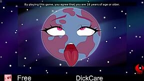 Dickcare: Erotic Cartoon Parody of Cock Play in Anime Game