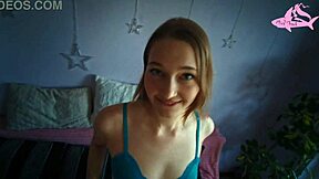 Stepsister prefers my big cock to anime porn