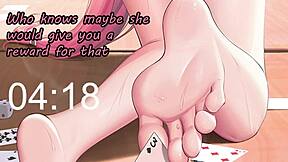 Anime feet joi dominating beta losers with edging humiliation