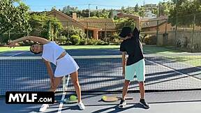 Stepmother Stepson Tennis Tournament Workout Fuck