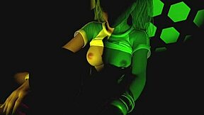 Brazilian College Girl Rides In Club