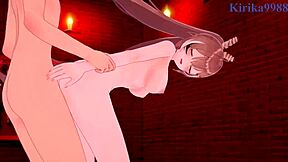 Hakos Baelz and Nanashi Mumei intense sex in hololive vtuber hentai creampie 😍