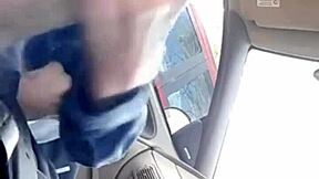 Morning blowjob to buddy in car!