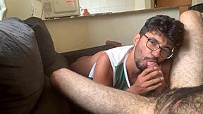 Marcos Goiano Hairy Armpit Casting Interview with Big Cock Fucking