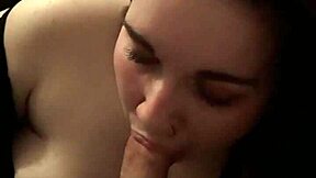 Big tits model poses for facial makeup