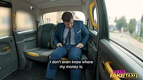 Female Fake Taxi - This guy scores with a horny driver for outdoor action