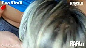 Personal training turns into menage with bent-over mature women.