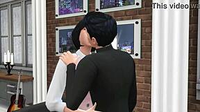 Horny Girlfriend In Sims 4 3D Animation Desires Pornstar Life With Pussy Play, Cum In Mouth, And Petite Babe Adventures