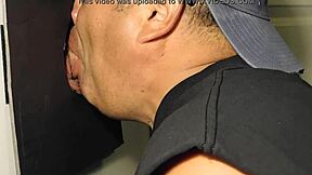 Gay gloryhole fun with a big cock amateur in Orlando