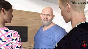 sara rides big cock in anime daddy creampie