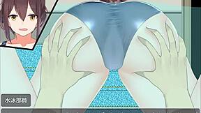 boy studies female body in library part 5