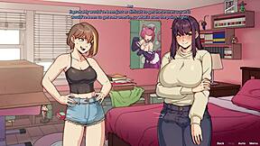 Amy's new roommate joins her in the shower