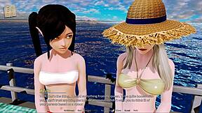 A visual novel and anime with a harem theme from Hotel 154
