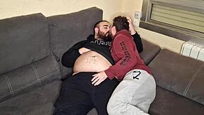 Oso And Chaser Tease With Cock Sucking And Sofa 69