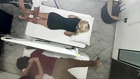 Old man's secret: watching his wife get fucked by a masseur
