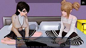 A collection of hardcore scenes from a harem hotel game