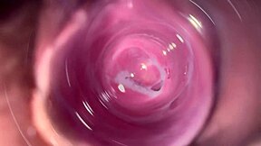 Incredible! Camera Zooms Deep Inside Mia's Creamy Wet Pussy!
