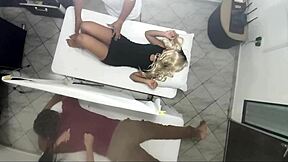 Real Video: Masseur Has Sex With Woman Next To Husband