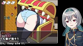 Crossdressing girl Akari in magic game hentai