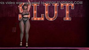 alexxa flux dances with big tits exposed