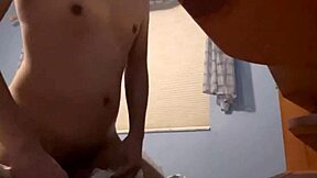 Gay sex with objects and pillows